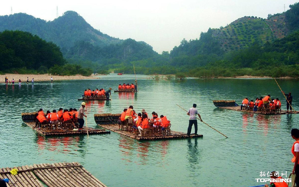 小小竹筏溪中游