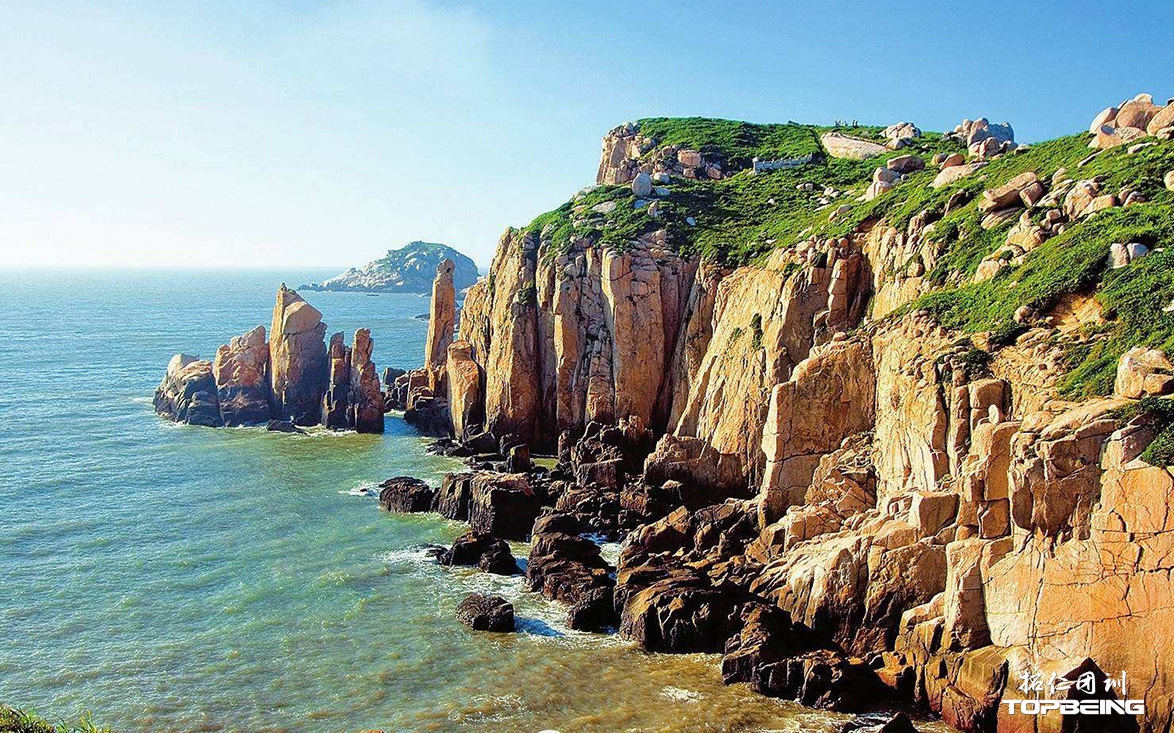 海浪，奇石